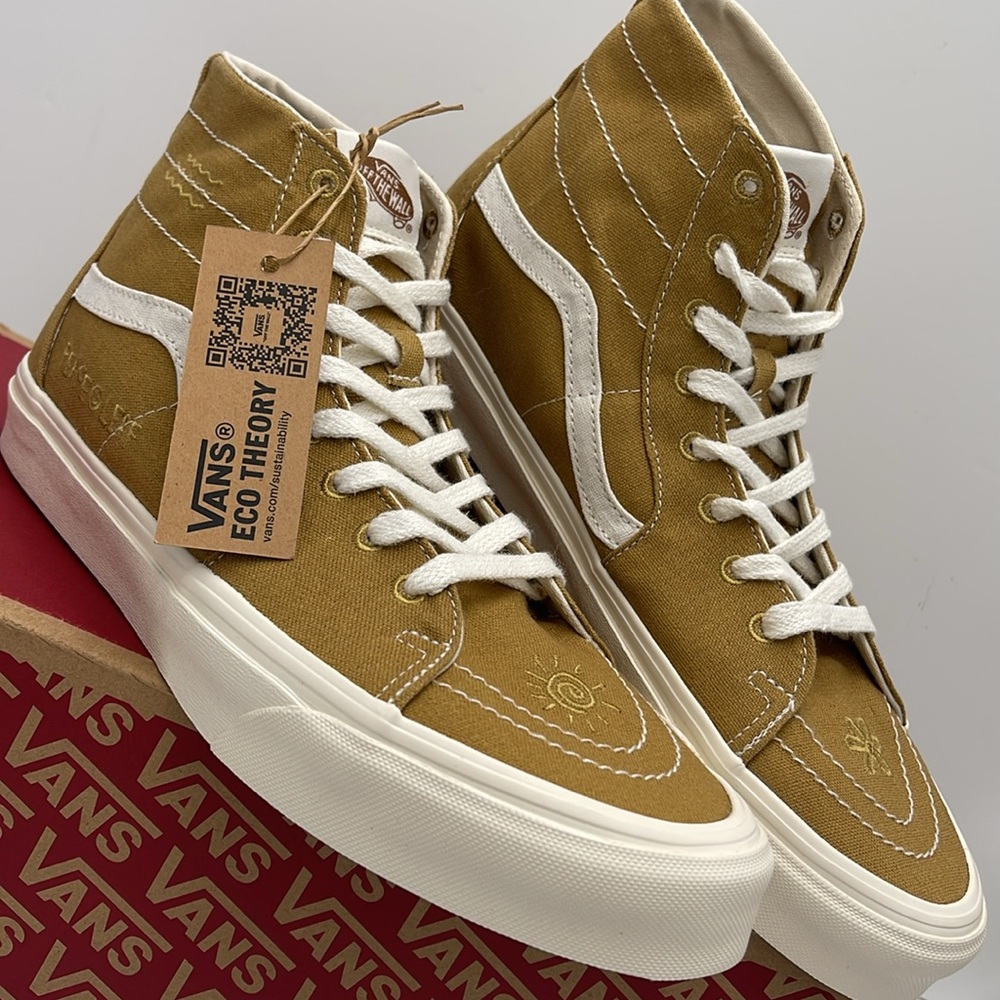 Vans Men's High-Top Sneakers Sk8-Hi Tapered (Eco Theory Mustard Gold
VN0A4U16ASW - Picture 6 of 16